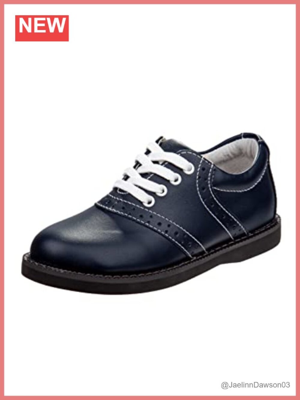 Women's Leather Oxfords Lace-Up Cheerleading Shoes
